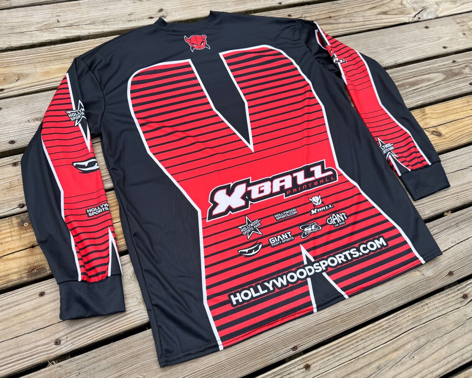 NEW Sold Out Remake HSP OG Red Xball Paintball Long Sleeve Mesh XL Jersey