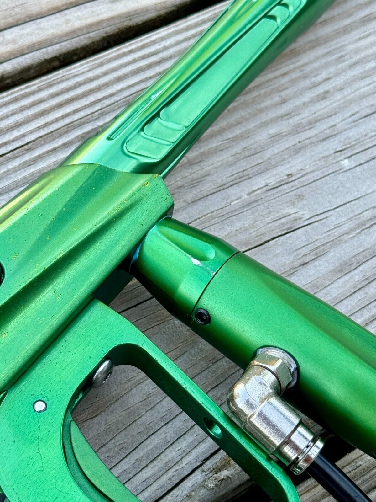 Custom Anodized Green Vision Smart Parts Shocker SFT Paintball Marker SP