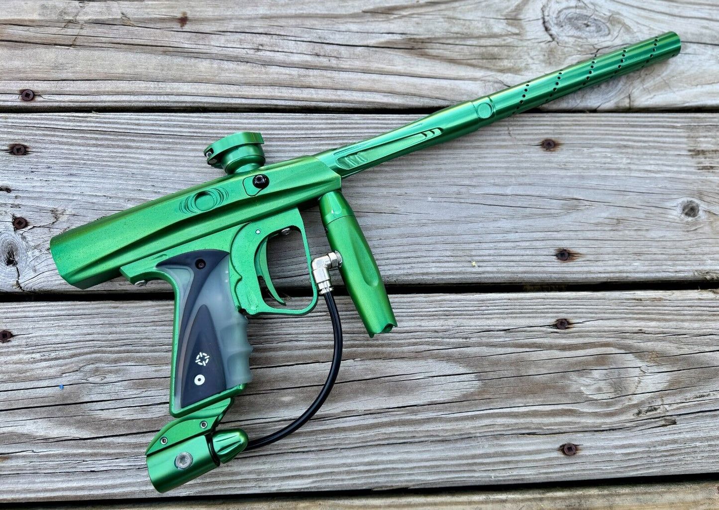 Custom Anodized Green Vision Smart Parts Shocker SFT Paintball Marker SP