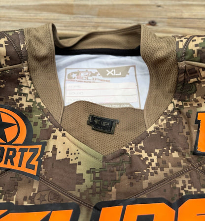 Rare AC: Dallas Camo & Hunter Florescent Orange Professional Paintball Jersey XL