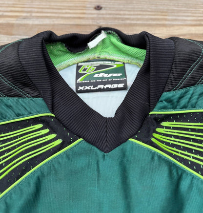 Vintage OG Dye C6 Green LTZ Less Than Zero Professional Paintball Jersey Beesley