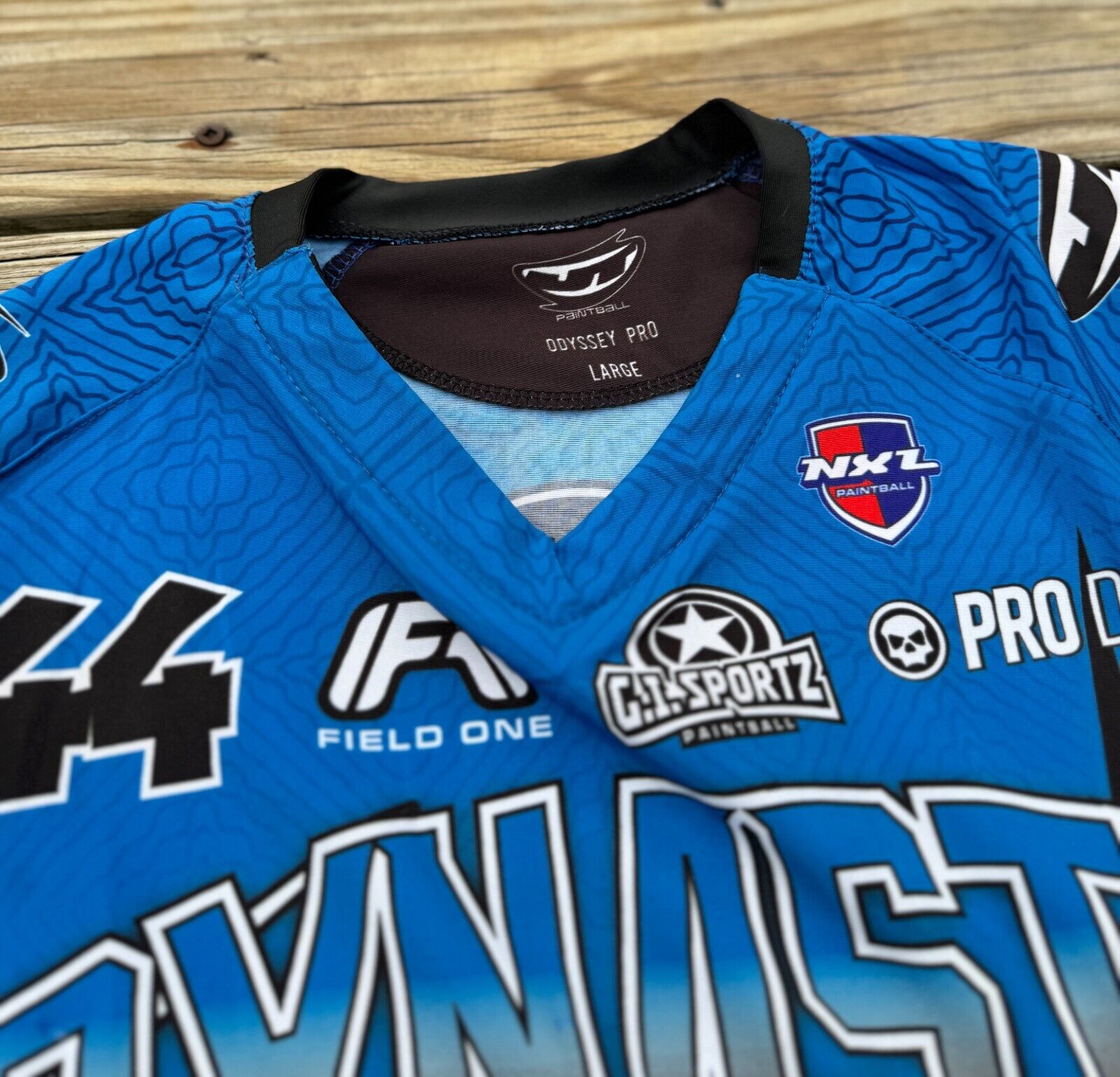 Game Worn Dynasty JT Odyssey Pro Blake Yarber #44 Professional Paintball Jersey