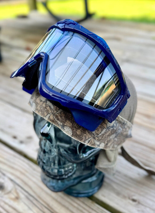 JT Proflex LE ICE Blue Paintball Goggle Frames GI Clear Lens