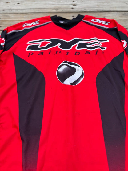 Vintage OG Red 2k1 Dye Paintball Long Sleeve Jersey Twisted Image Team