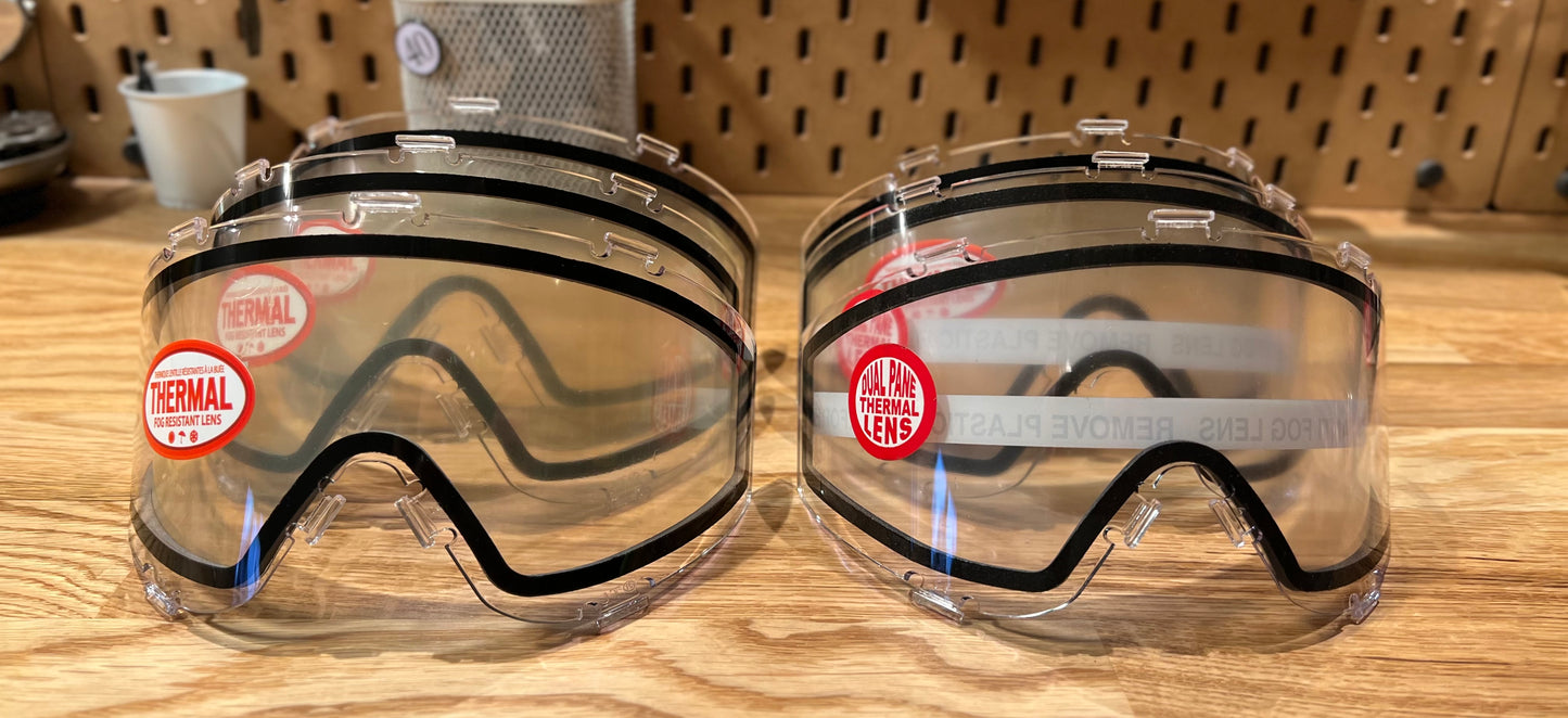 New Open Package JT Proflex Clear Replacement Lenses